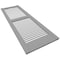 Ekena Millwork Mid-America Vinyl, Standard Size Cathedral Top Center Mullion, Open Louver Shutter, 11248030, PR 00011248030 - alternate 9